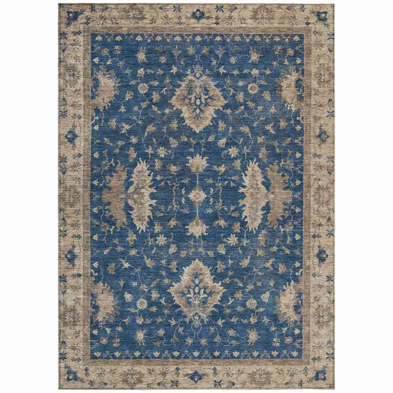 Iriaris Midnight Navy Indoor-Outdoor Area Rug – Sophisticated & Outdoor-Ready 1