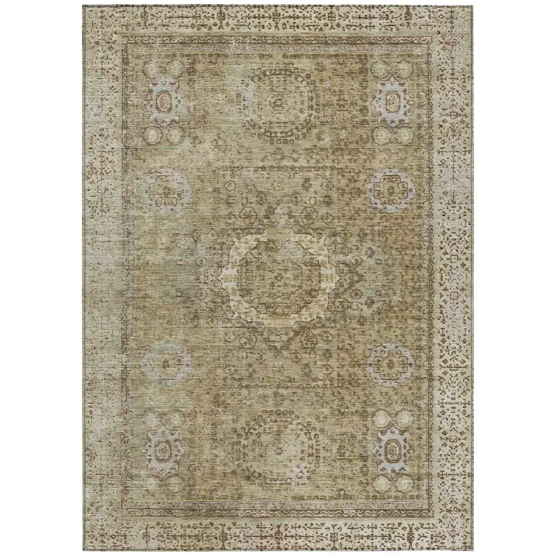 Irias Cocoa Brown Indoor-Outdoor Area Rug – Warm Neutral & Low-Maintenance 1