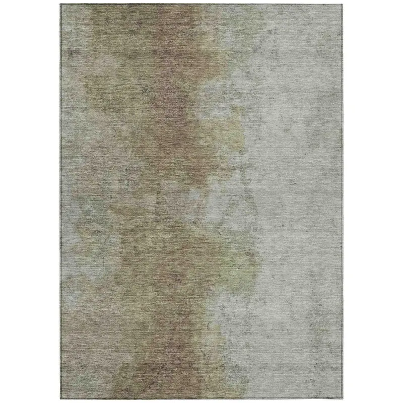Iriel Terracotta Brown Indoor-Outdoor Area Rug – Hand-Tufted Look & Spill-Resistant 1