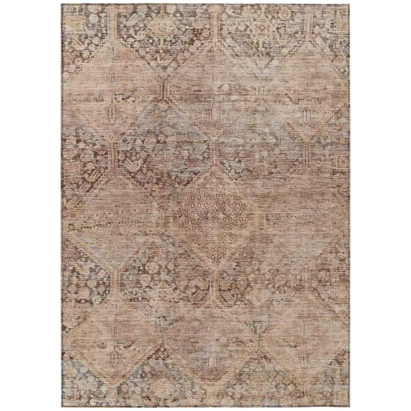 Iriius Terracotta Orange Indoor-Outdoor Area Rug – Warm Pop Of Color & Outdoor-Safe 1