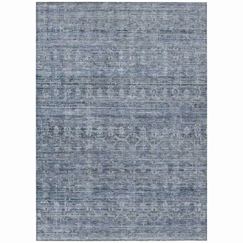Irion Sky Blue Indoor-Outdoor Area Rug – Airy Hue & Sun-Resistant Fibers 1