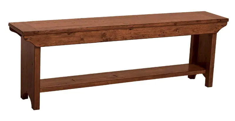 Irish Coast Standard Wooden Dining Bench – Compact Design 1