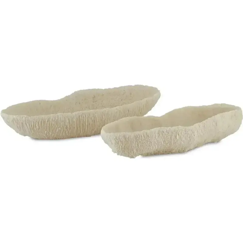 Ivory Island Tray Set – Two-Piece Serving Collection 1