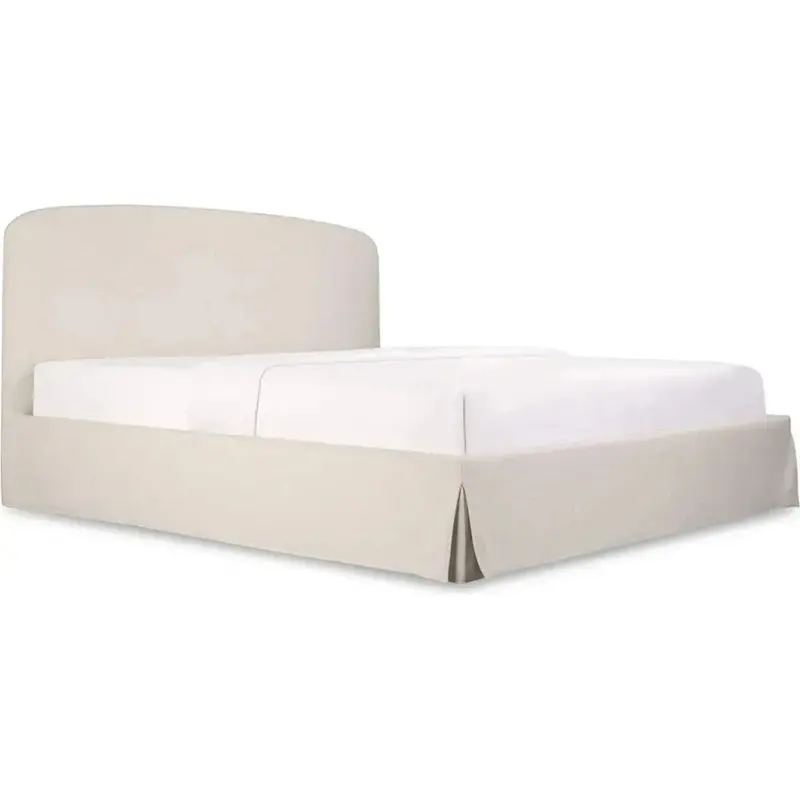Ivory Performance Fabric Joan Bed With Under-Bed Storage 1
