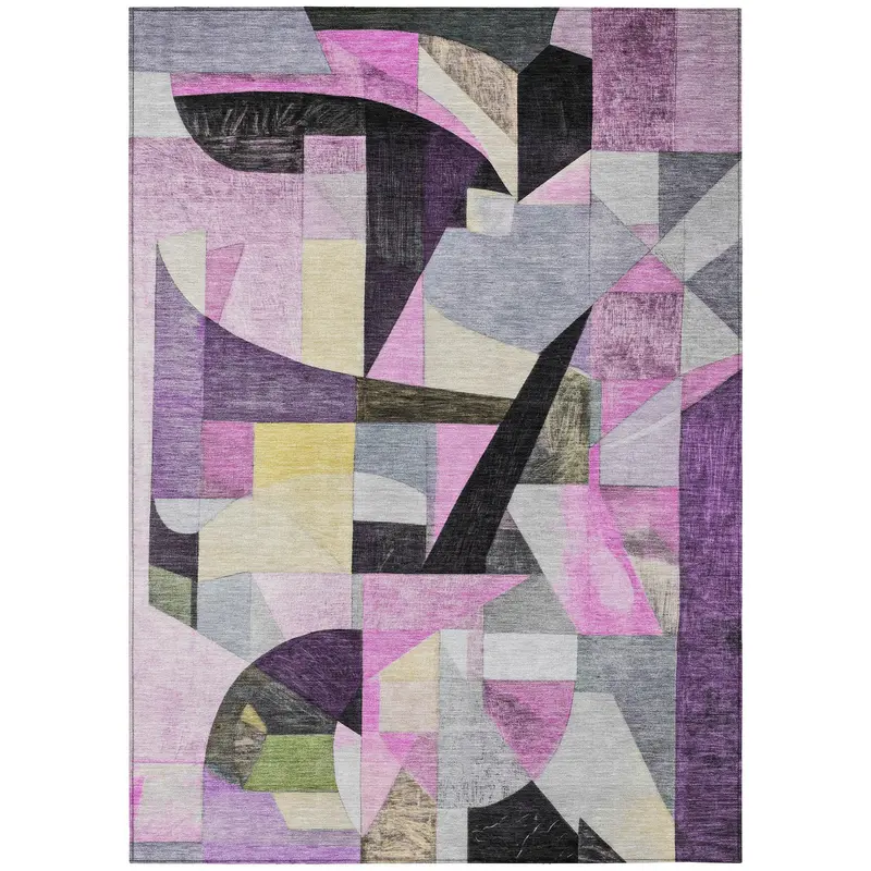 Jaelira Lavender Purple Indoor-Outdoor Rug – Soothing Shade, Non-Toxic Dyes & Kid-Safe 1