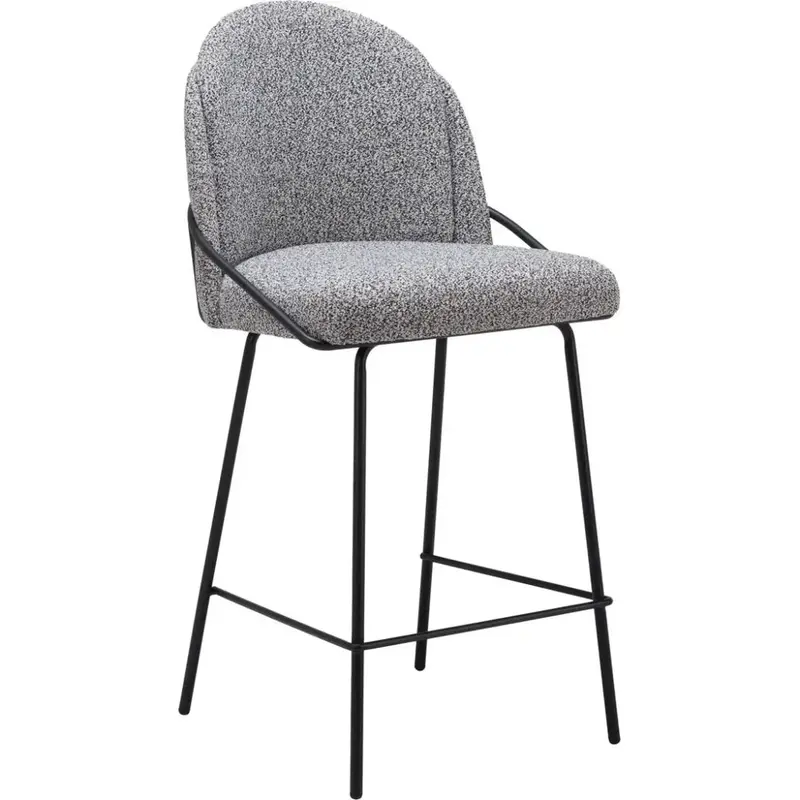 Jambi Black-And-White Counter Stools (Set Of 2) 1
