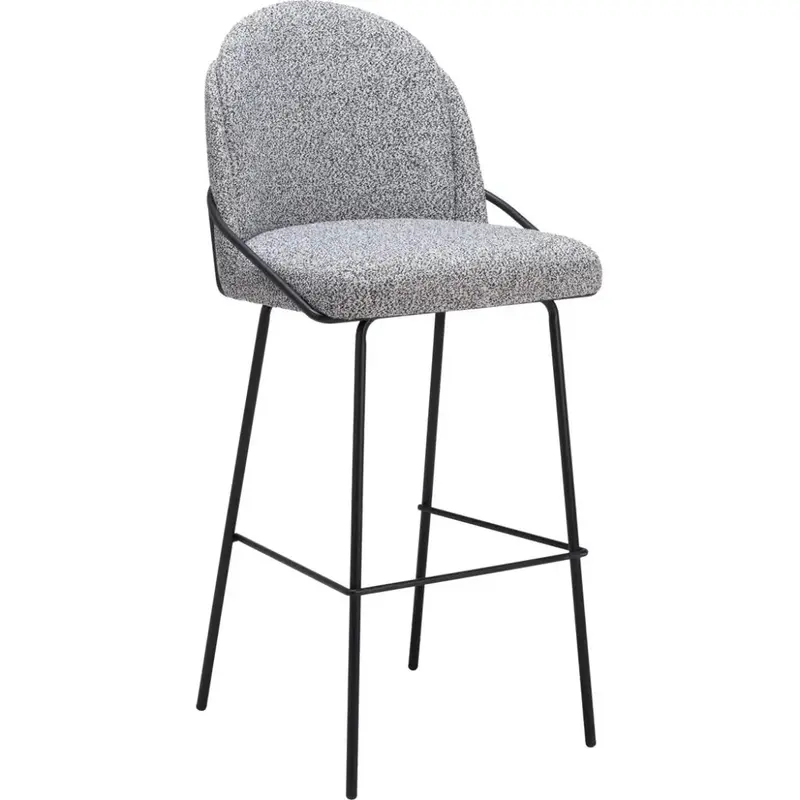 Jambi Gray Fabric Barstools (Set Of 2) 1
