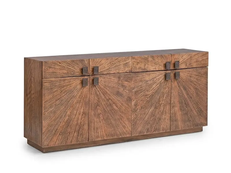 Jarrow Four-Door Wooden Sideboard With Shaker Doors 1