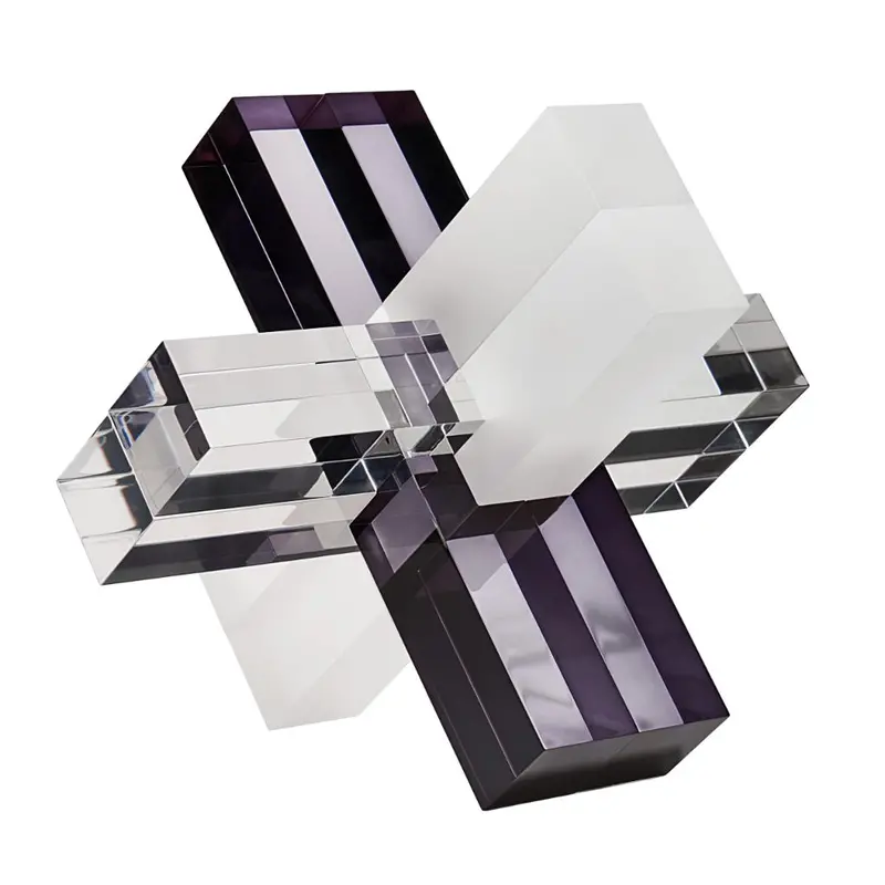 Jax Kumiki Interlocking Sculpture – Crystal-Clear Acrylic 1