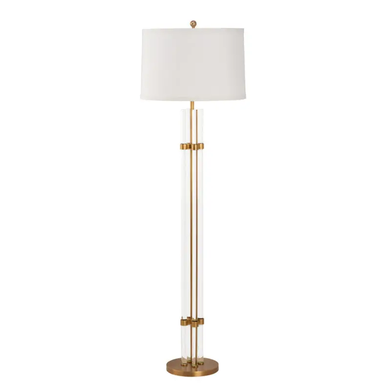 Jefferson Four-Rod Glass Floor Lamp 1