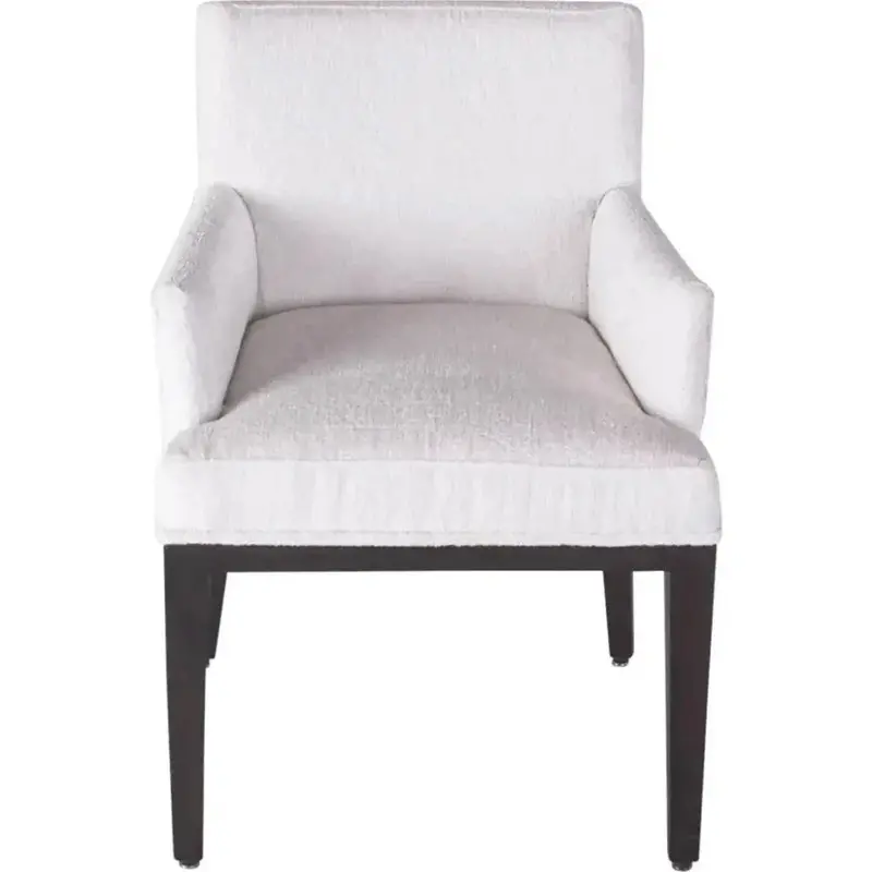 Jenn Dining Chair With White Upholstered Arms – Clean Contemporary Look 1