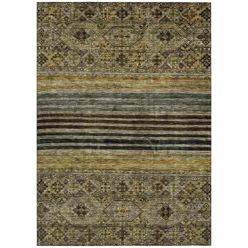 Julissara Gray All-Weather Rug – Easy-Clean Indoor-Outdoor Floor Mat 2