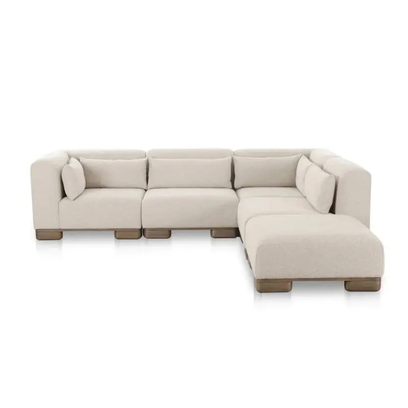 June Dream Oatmeal Modular Sectional 1