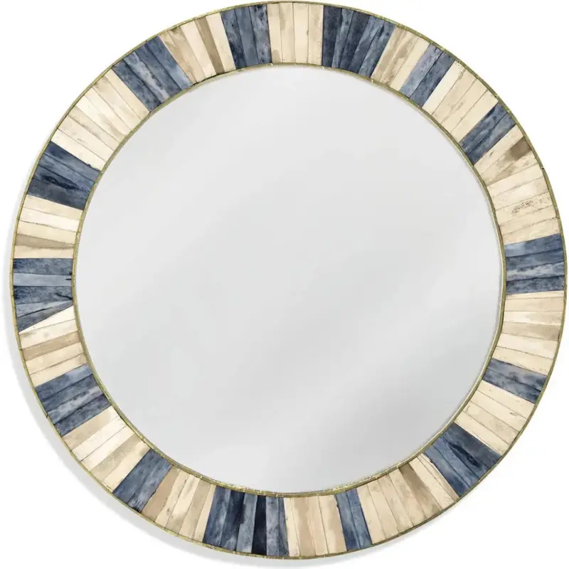 Keena Multicolor Resin-And-Mdf Wall Mirror 1