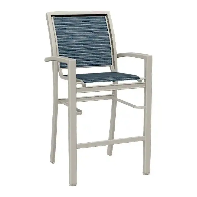 Kendall Sling Stackable Bar-Height Outdoor Armchair 1