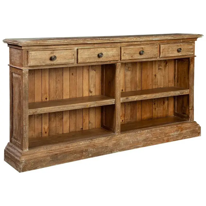 Kinsey Minimalist Wood Console Table 1