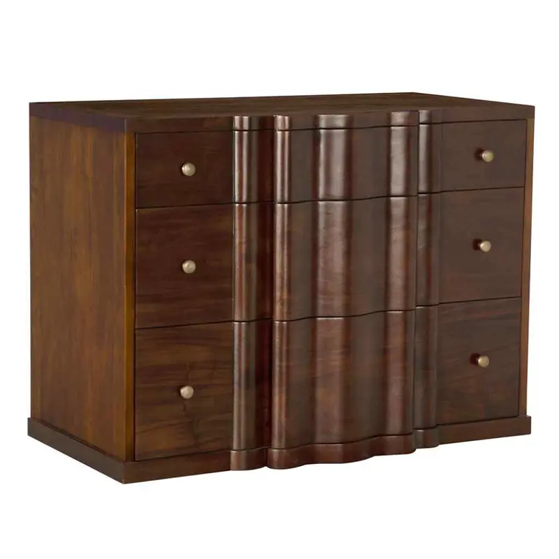 Kiss Three-Drawer Wooden Dresser With Rustic Finish 1