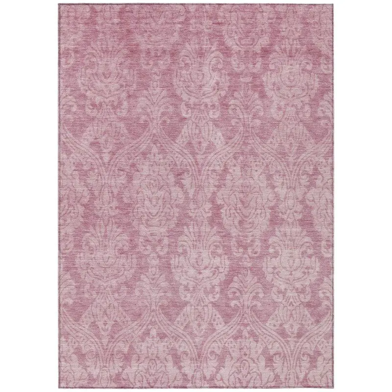 Krymera Pink Lightweight Indoor-Outdoor Rug 2