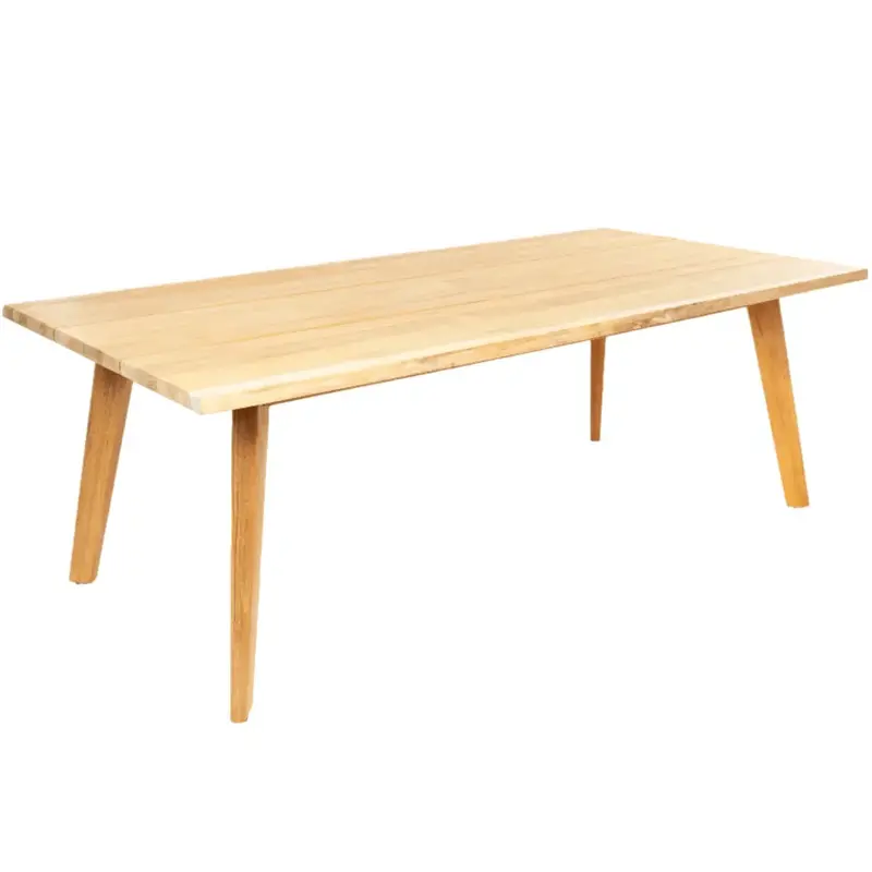 La Costa Wide-Plank Teak Outdoor Dining Table 1