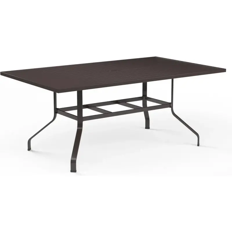 La Jolla Powder-Coated Aluminum Outdoor Dining Table 1