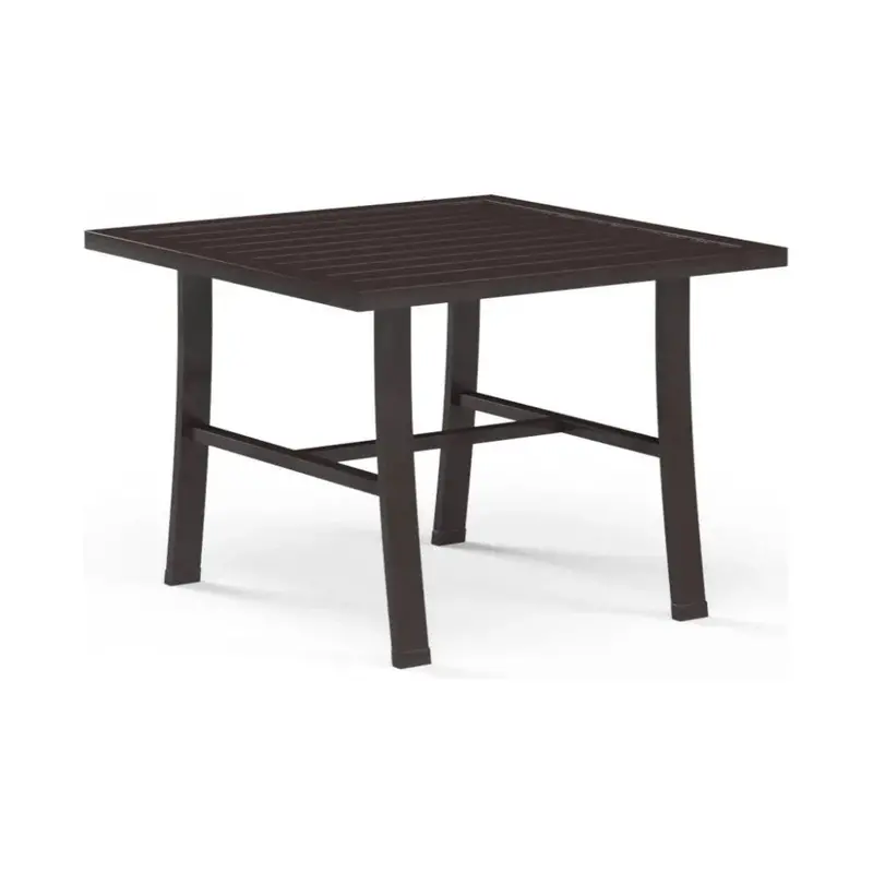 La Jolla Square Aluminum Outdoor Side Table 1