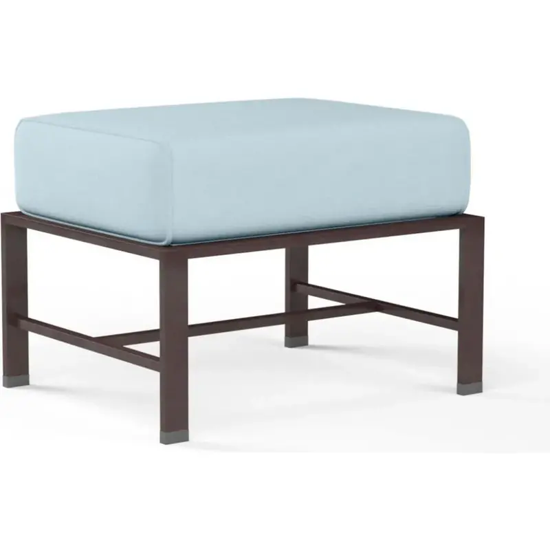 La Jolla Sunbrella Outdoor Footrest Ottoman 1