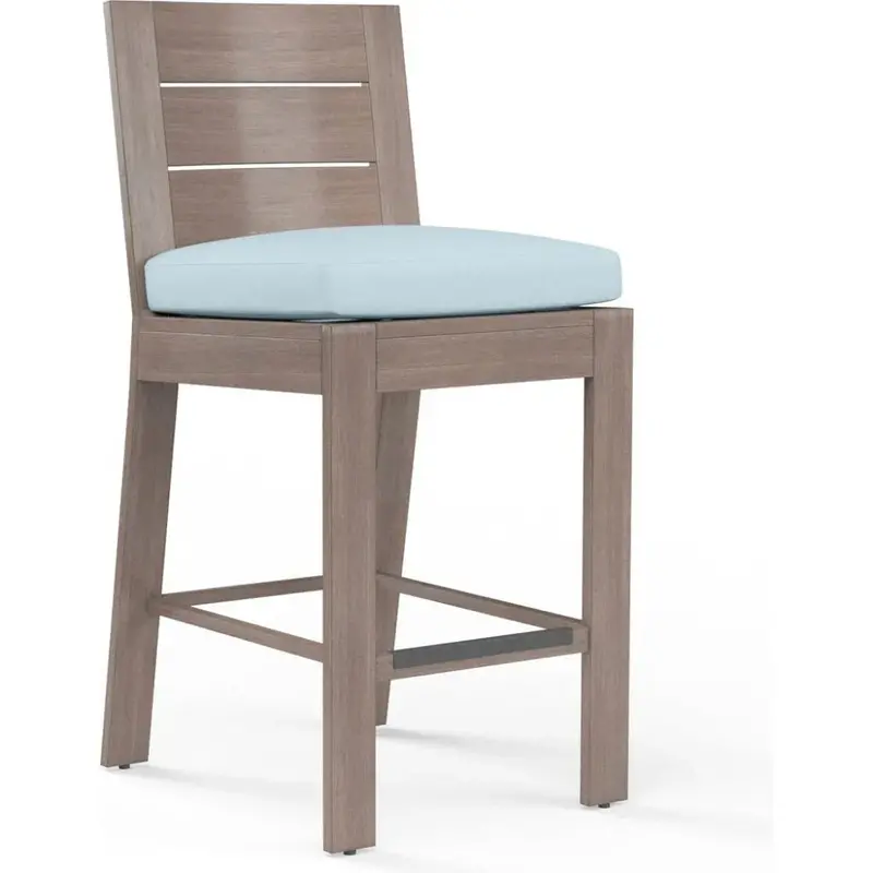 Laguna Sunbrella Bar-Height Outdoor Stool 1