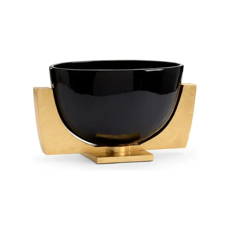 Lander Porcelain Bowl With Iron-Inspired Base Design 1
