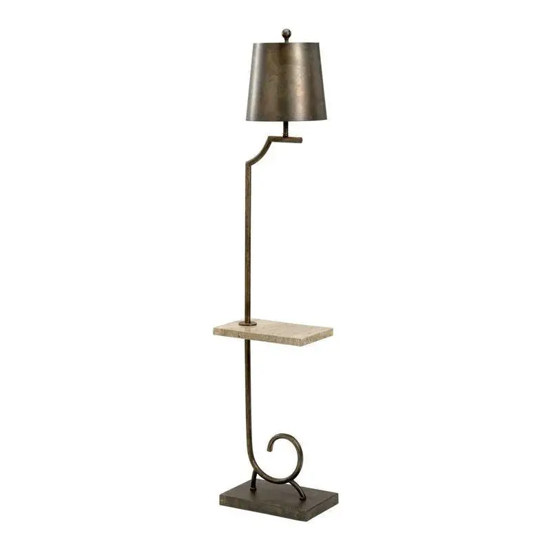 Langston Ii Marble-Top Tabletop Floor Lamp – Dual-Function Accent Light 1