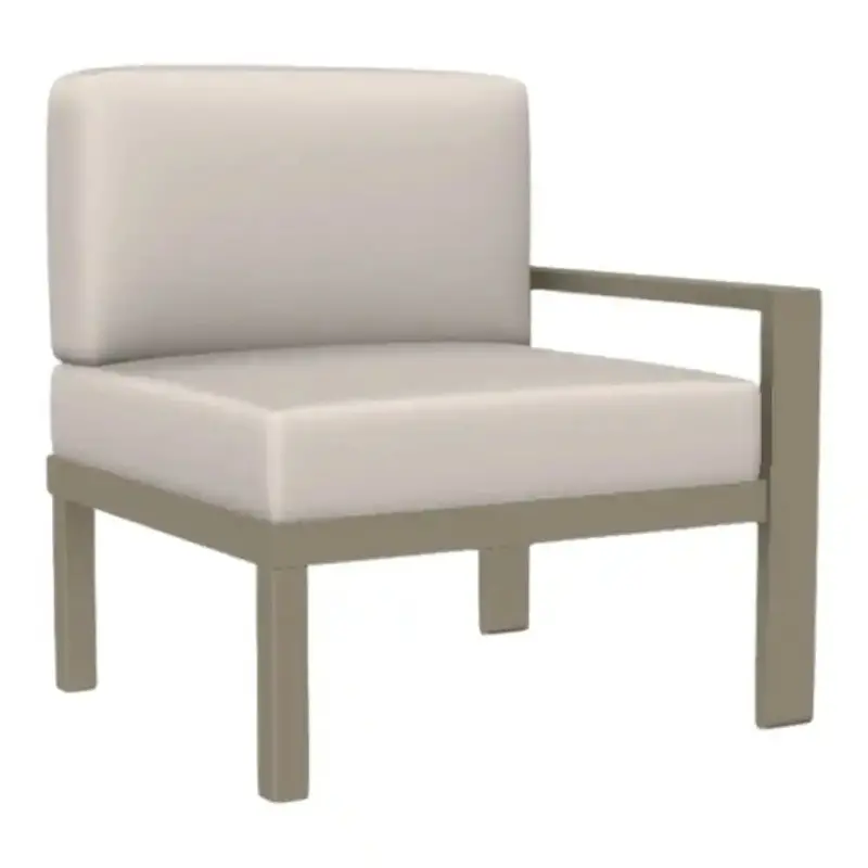 Larssen Deep-Seat Cushioned End Or Arm Sectional Unit 1
