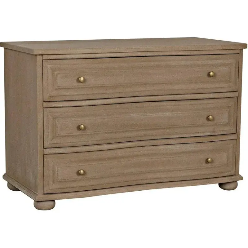 Lauren Natural-Finish Wooden Dresser 1