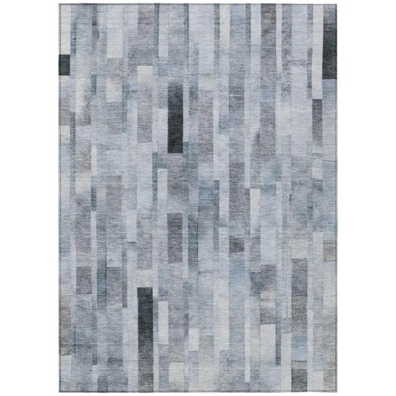 Laventhia Blue Washable Patio Rug – Weatherproof & Lightweight Floor Cover 2