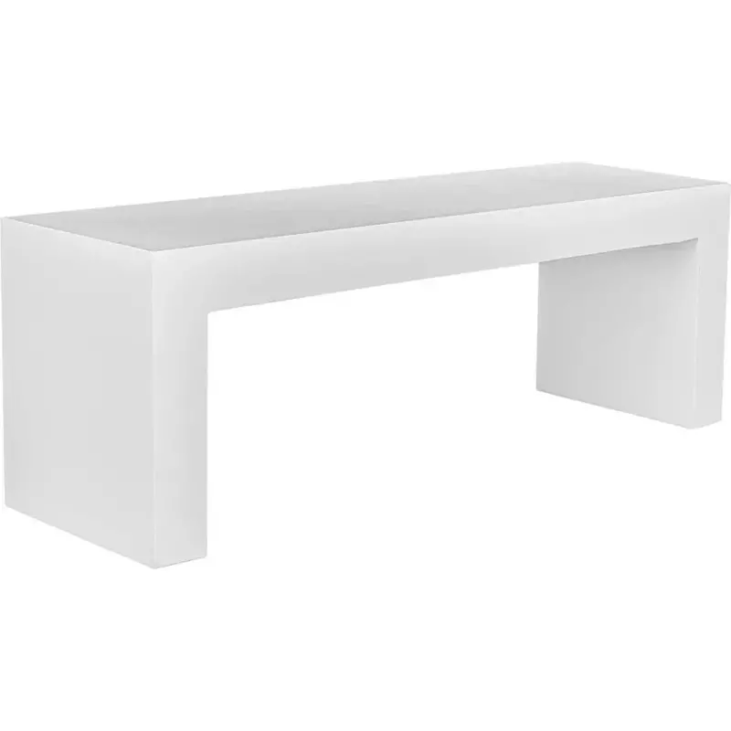 Lazarus Outdoor Bench In Textured Cement Finish 1