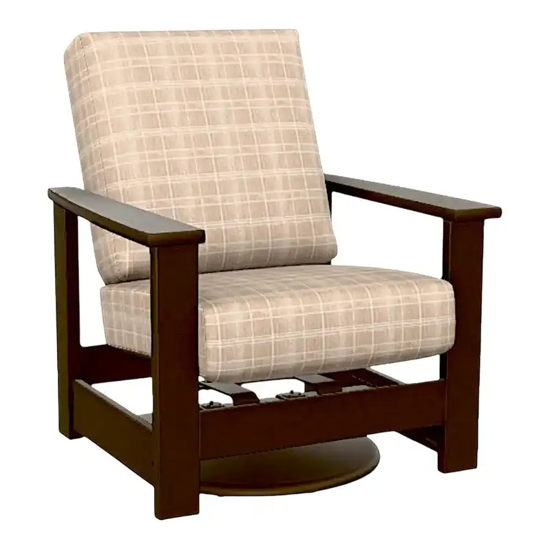 Leeward Deep-Seat Outdoor Armchair – Swivel Base With Hidden Recline 1