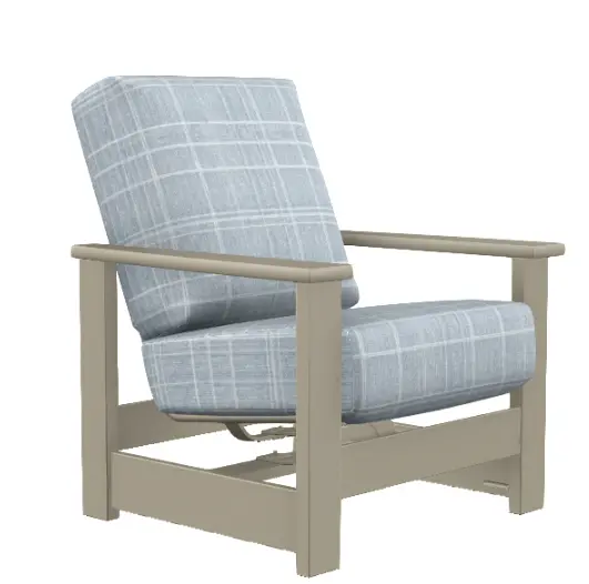 Leeward Hidden-Motion Armchair – Deep-Seat Outdoor Lounge 1