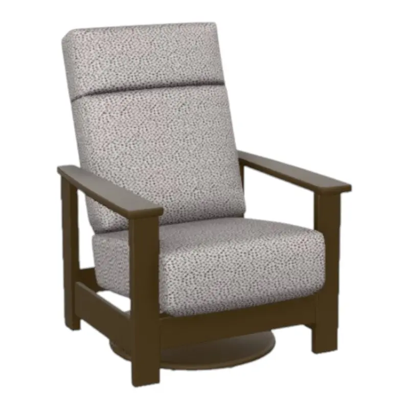 Leeward High-Back Swivel Rocker – Deep-Seat Outdoor Motion Chair 1