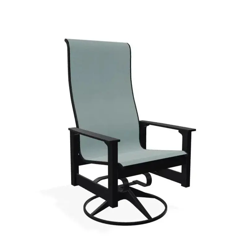 Leeward Mgp Sling Supreme Swivel Rocking Outdoor Chair 1