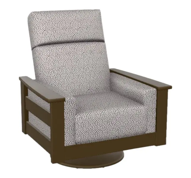 Leeward Swivel Rocking Chair – Deep Seat, All-Weather Outdoor Design 1