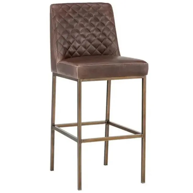Leighland Faux Leather Barstool – Affordable Counter Height Option 1