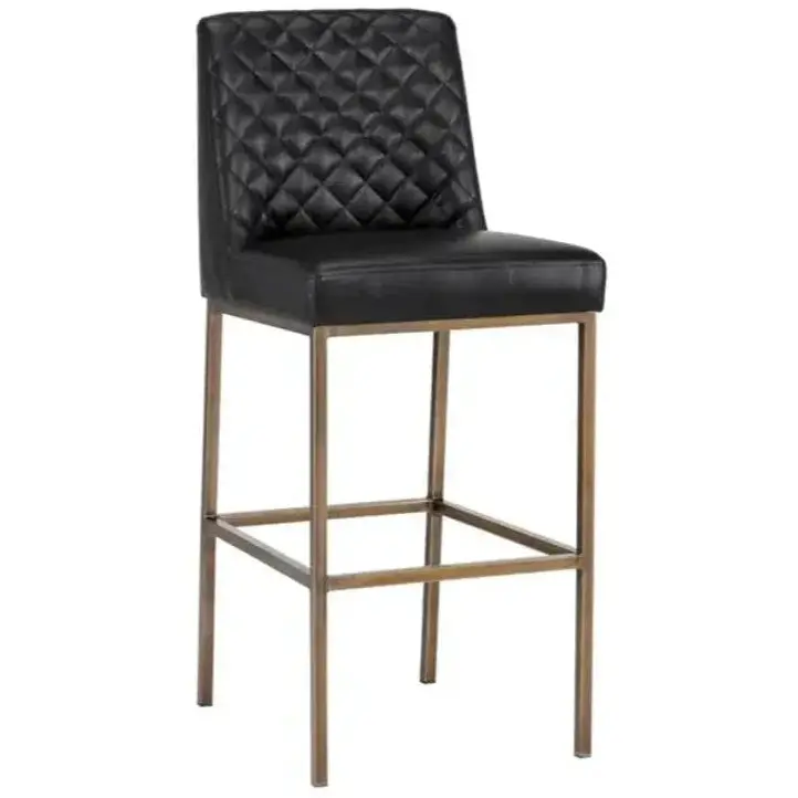 Leighland Leather Barstool With Adjustable Height 1