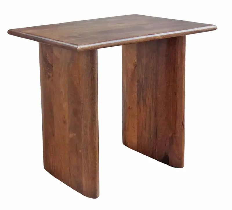 Leighton Rectangular Wooden Lamp Table 1