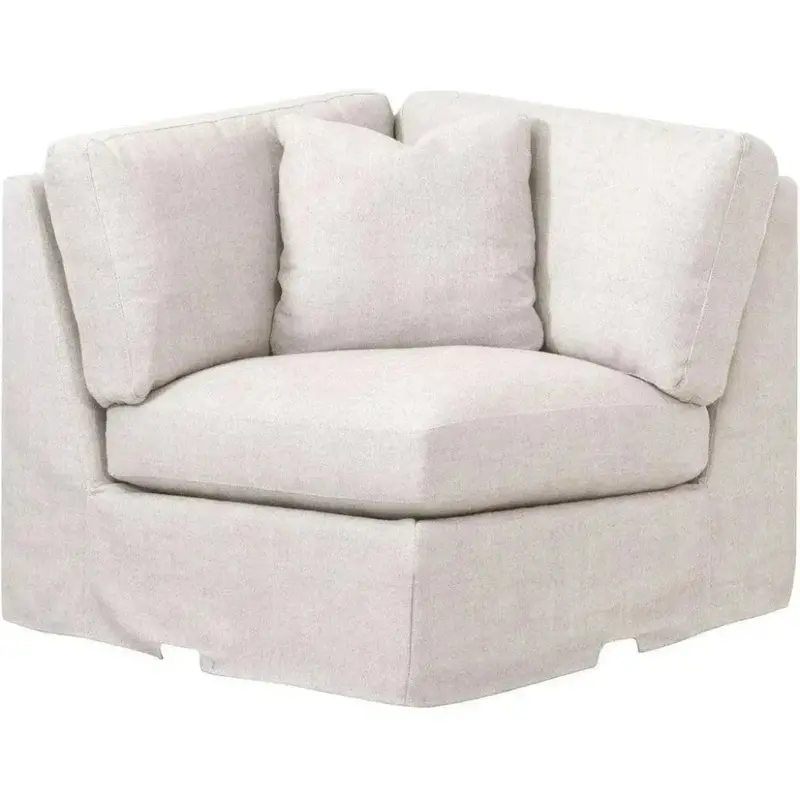 Lena Slipcovered Modular Corner Chair 1
