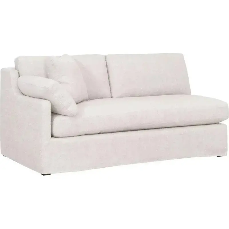 Lena Two-Seat Left-Facing Slipcover Sofa 1