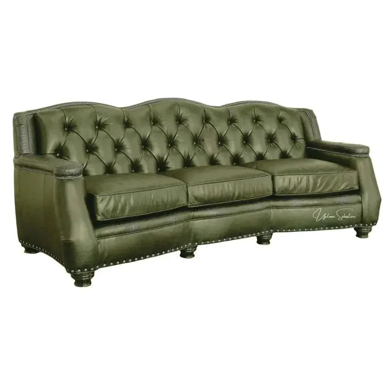 Liberty Custom Leather Sofa – Artisan-Crafted Comfort 1