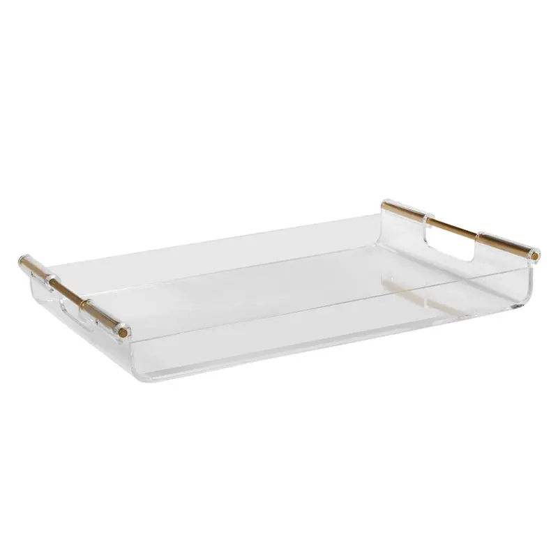 Livia Oversized Transparent Acrylic Tray 1