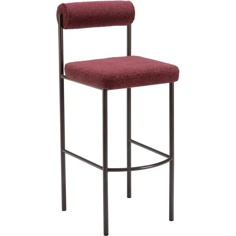 Livorno Red And Bronze Barstools (Set Of 2) 1