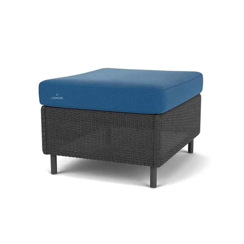 Lloyd Flanders Visions Wicker Ottoman 1