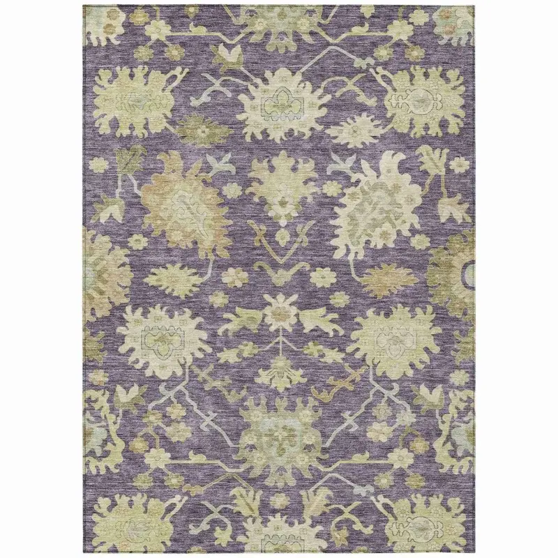 Louis Plum Purple Outdoor Rug – Deep Tone With Uv-Stabilized Fibers 2