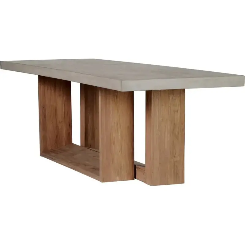 Lucca Slate Gray Concrete Outdoor Counter Table 1