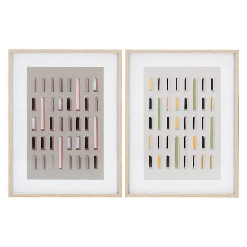 Luxury Door-To-Door Art Print Set – Two-Piece Wall Display With Premium Wooden Frames 1